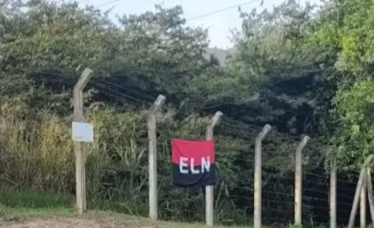 Muestran un dispositivo de seguridad fuerte con el ejército después de que aparece la bandera de Eln en la reconocida subestación de energía pedecueña

 – Primer plano