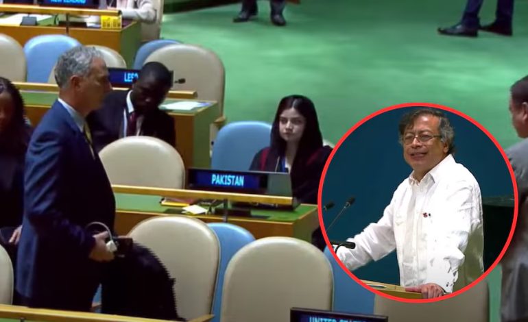 La delegación estadounidense abandonó la ONU durante el discurso de Petro en Nueva York

 – Primer plano