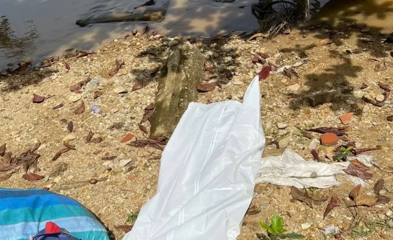 Un hombre estaba fragmentado en Tarso y su cuerpo permaneció en bolsas negras.
 – Primer plano