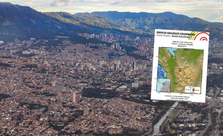 Por lo tanto, se experimentó un temblor 5.3, que despertó a los habitantes de Medellín y Antioquia a principios del 14 de septiembre

 – Primer plano