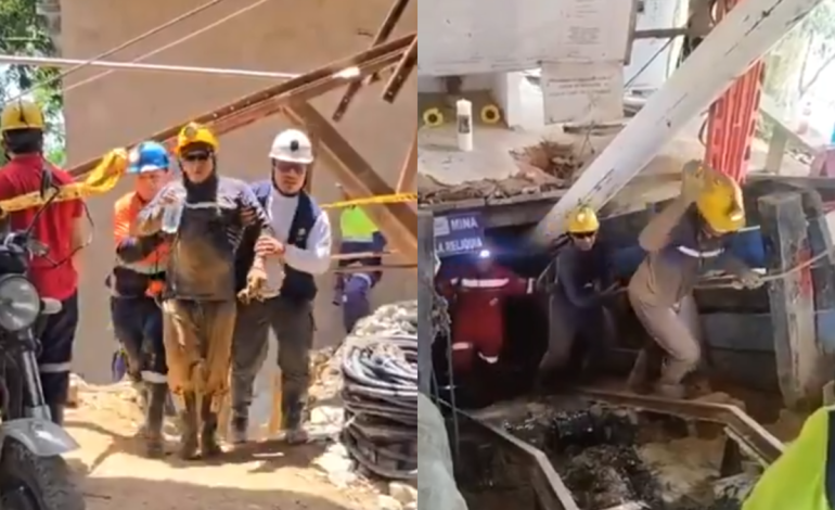 Confirmó el ahorro de 23 mineros atrapados en la mina de oro, la reliquia de Segovia (antioquia)

 – Primer plano
