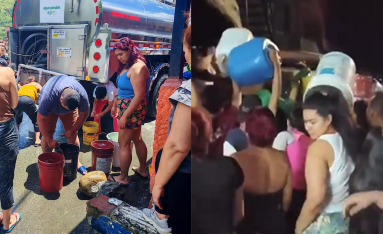 Más de 400,000 personas de 15 distritos de Medellín y Bello terminaron más de 24 horas sin agua; EPM dice que esta tarde el servicio se establecerá nuevamente

 – Primer plano