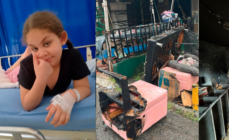 Una chica de 6 años que sobrevivió a Fire Voraz

 – Primer plano