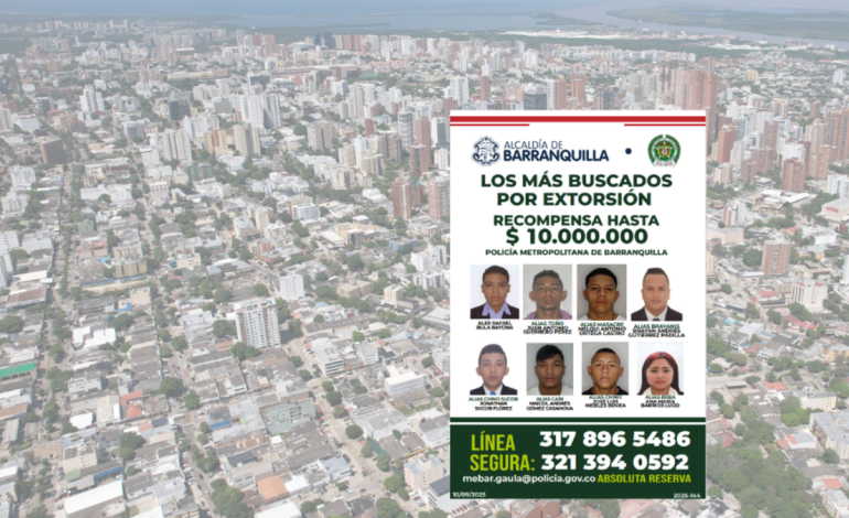 Barranquilla presenta un póster más buscado por la fuerza; Las autoridades dicen que se evitan los pagos de $ 5.5 mil millones

 – Primer plano