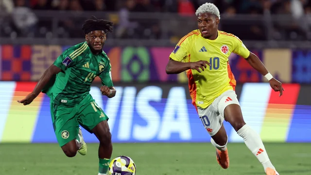 Colombia debuta con Triumph: 1-0 contra Arabia Saudita con el gol de Oscar Perea

 – Primer plano