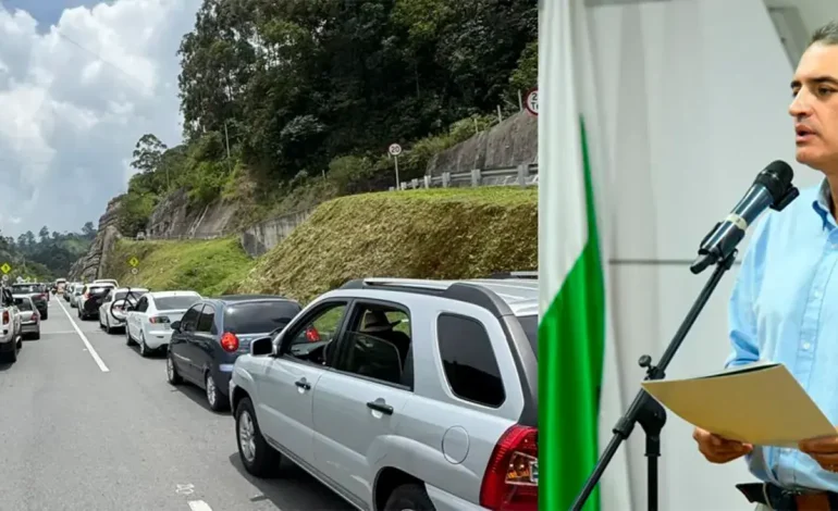 El gobernador Antioquia ordenó a las autoridades que limpiaran la carretera Amagá, bloqueada por los transportadores de carga

 – Primer plano