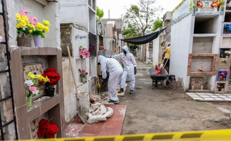 Encuentran que los huesos quedaron en el cementerio de la soldad y solicitan investigación
– Primer plano