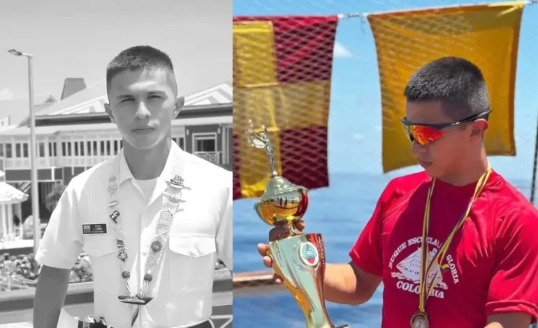 Fue así y recuerda que Julián Condía, Grumete de la Navy, quien murió después de la caída de la Gloria en Barranquilla: se graduó en diciembre

 – Primer plano