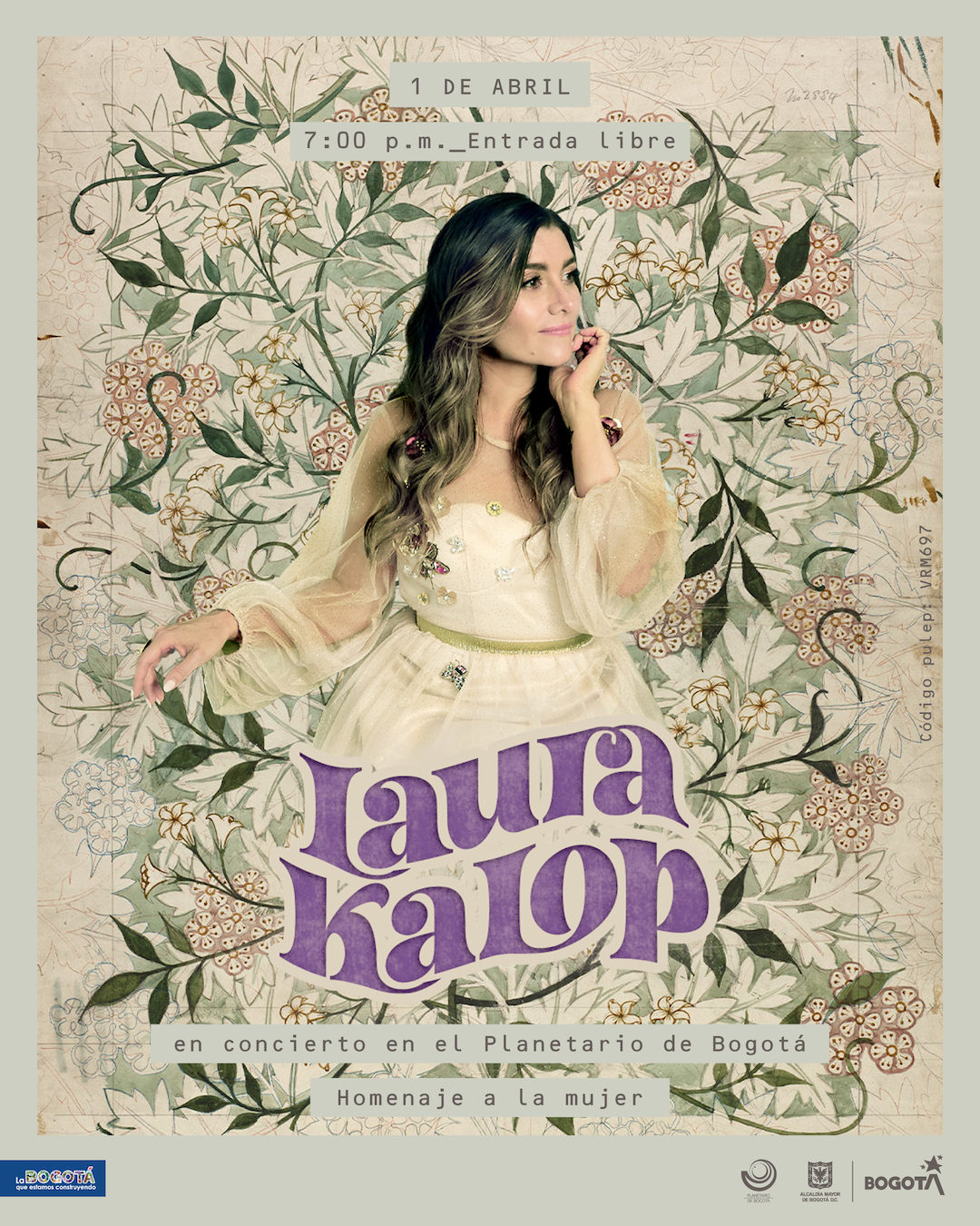 Concierto folklórico en Bogotá: Laura Kalop Live and Free este 25 de septiembre

 – Primer plano