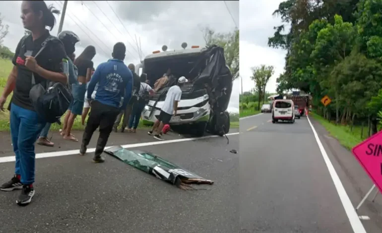 Tres muertes y tres heridos en autobús izquierdo en Urabá

 – Primer plano