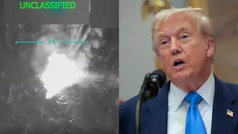 Según Trump, bombaza de otro bote con presuntos traficantes de drogas venezolanas, según Trump
 – Primer plano