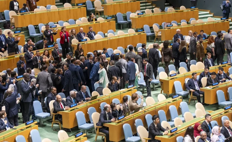 Docenas de feligreses abandonan el recinto antes de Netanyahu en la ONU

 – Primer plano
