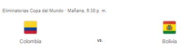 Colombia recibe a Bolivia en un partido decisivo para la Copa Mundial 2026

 – Primer plano