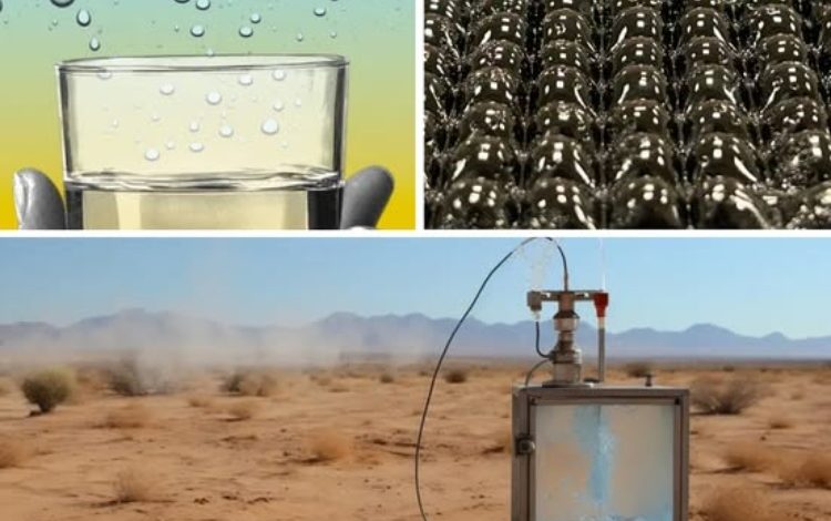 Los científicos logran extraer agua del aire en medio del desierto sin electricidad

 – Primer plano