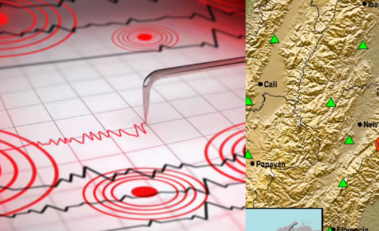 Temblor en Colombia el sábado 4 de octubre

 – Primer plano