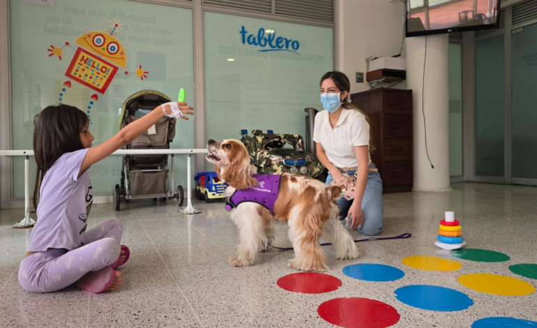 Medellín tiene el primer programa de rehabilitación con perros para pacientes con quemaduras

 – Primer plano