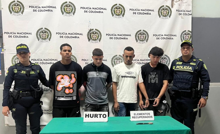 Cinco personas fueron detenidas por hurto en Barranquilla, Boston y La Arboleda
 – Primer plano