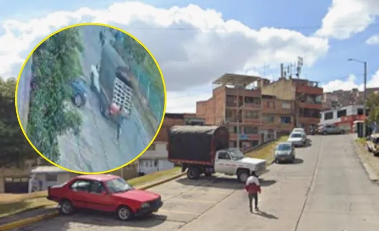 Un peatón fue atropellado por un camión
 – Primer plano