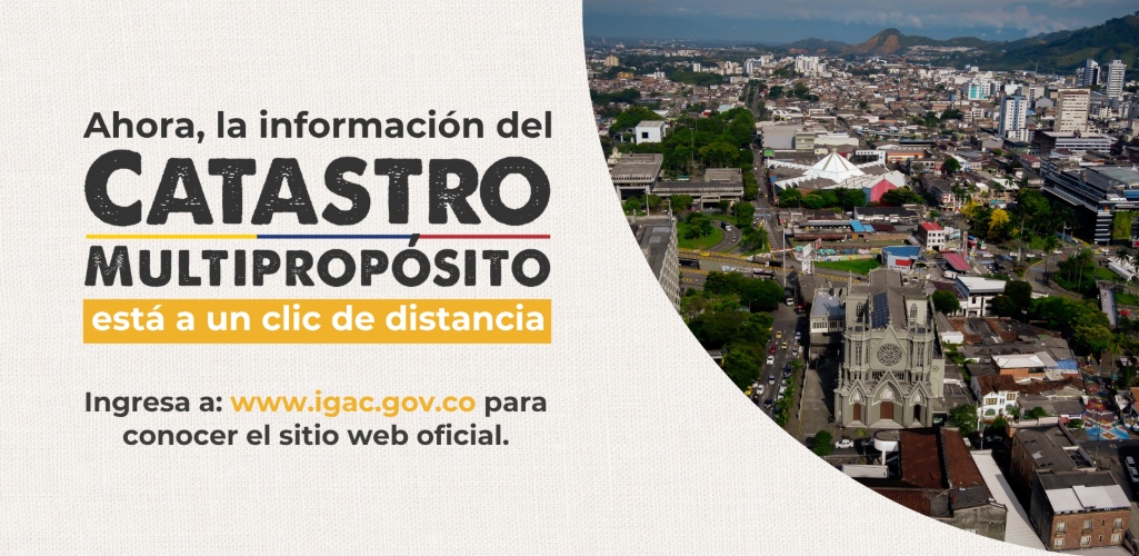 Conozca más sobre el sitio web del Catastro Multipropósito, donde la información catastral está disponible para que todos los ciudadanos la consulten.

 – Primer plano