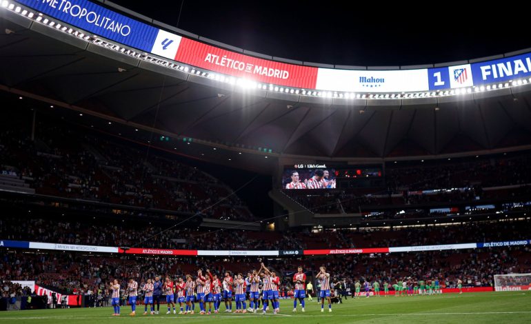 El Atlético de Madrid le sacó tres puntos a Osasuna
 – Primer plano