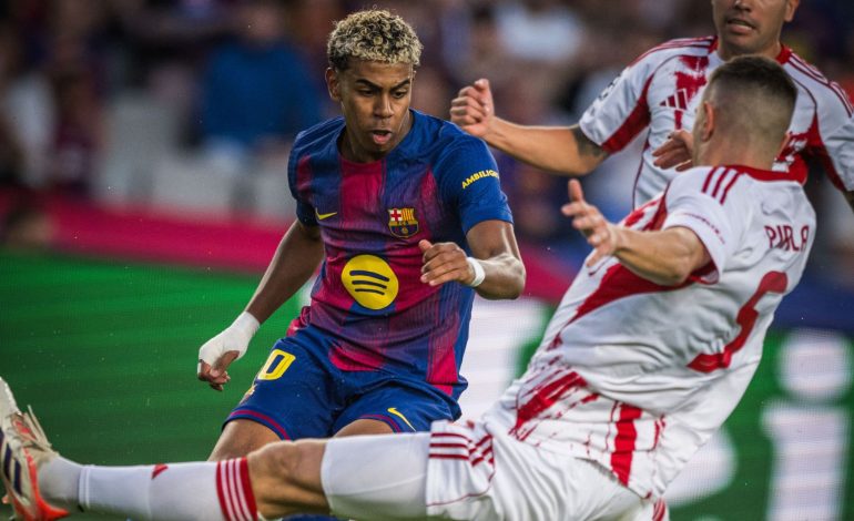 El Barcelona vence por goleada al Olympiacos
 – Primer plano