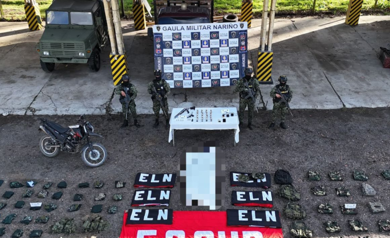 Ejércitos de Colombia y Ecuador impidieron un atentado terrorista en el sur de Nariño y mataron a un integrante de un grupo armado organizado

 – Primer plano