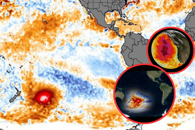 Misterioso punto caliente del Pacífico Norte alarma a los científicos por una temperatura récord

 – Primer plano