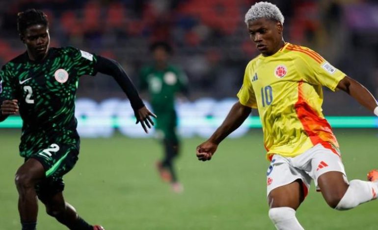 Colombia Band con Nigeria y está clasificada como líder del Grupo F en la Copa Sub-20-World

 – Primer plano