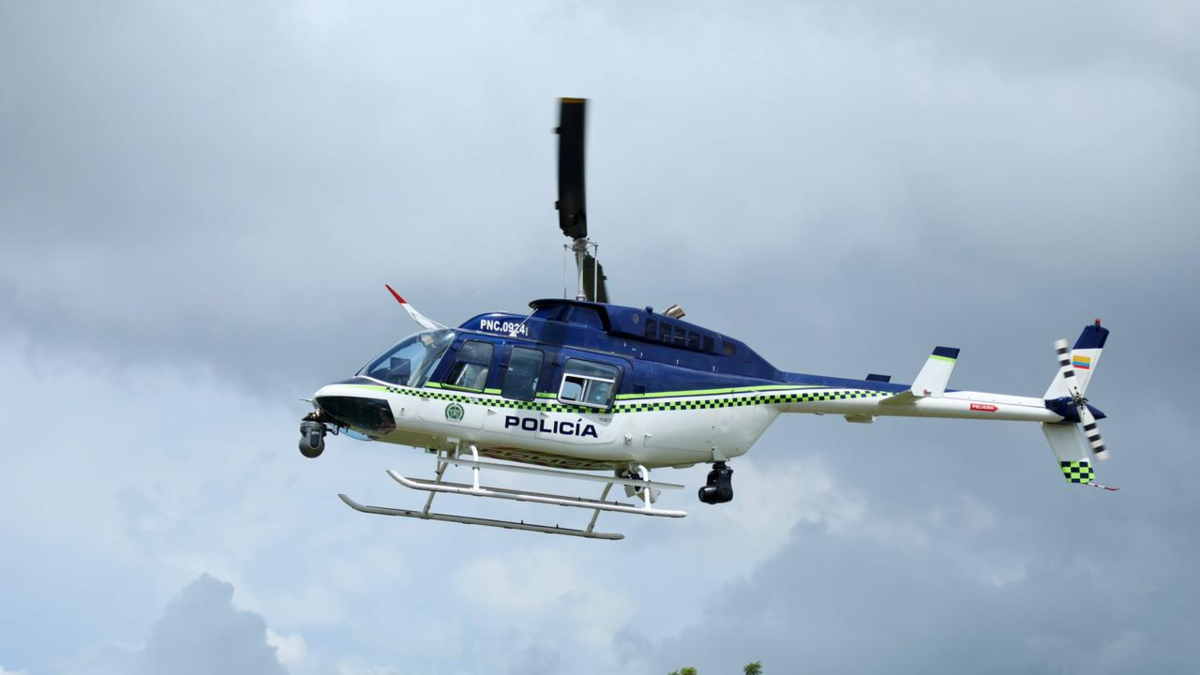 Regresa el helicóptero Halcón para reforzar la seguridad aérea en Barranquilla
 – Primer plano