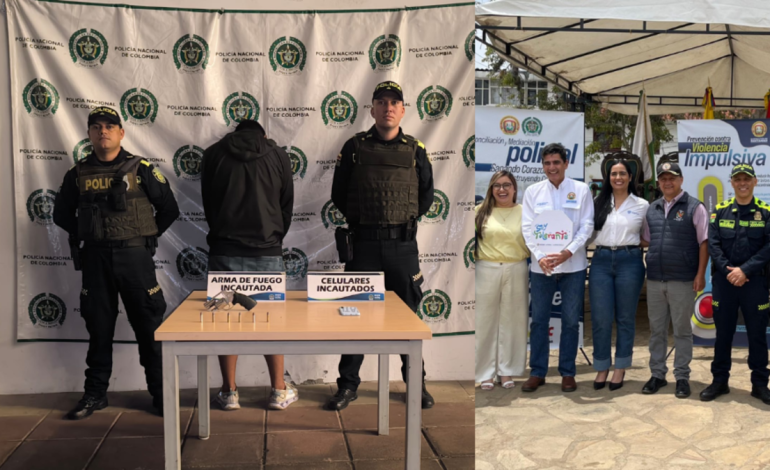 Tres fueron detenidos por microtráfico y tenencia de armas; La policía organiza jornadas de reconciliación en Santander
– Primer plano