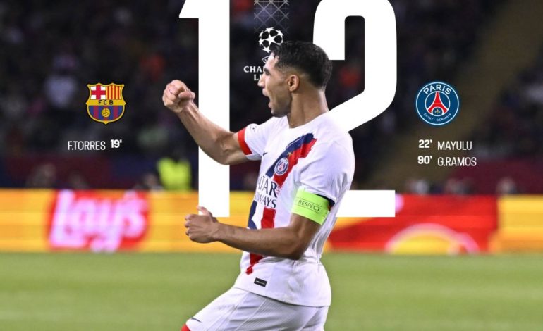 El PSG sorprende al Barça con un gol molesto en la Liga de Campeones

 – Primer plano
