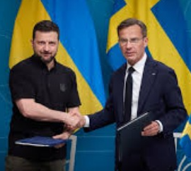 Ucrania y Suecia firman un acuerdo histórico para la entrega de hasta 150 aviones de combate Gripen E

 – Primer plano