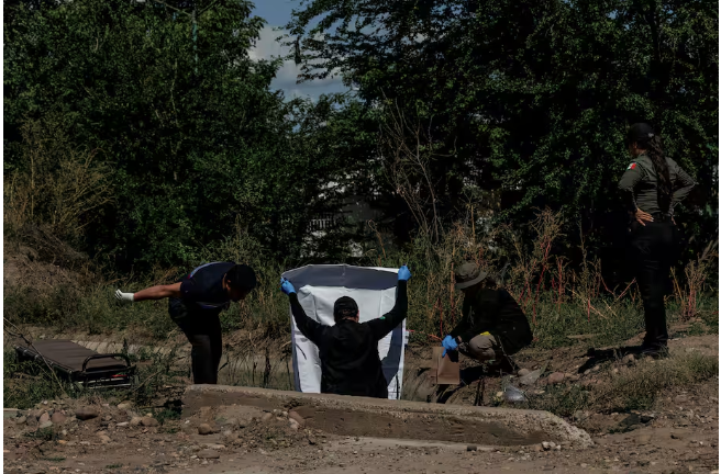 Los trabajadores funerarios soportan el dolor de la guerra en Sinaloa (México)

 – Primer plano