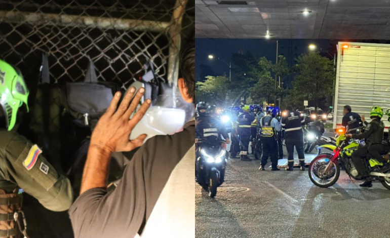 Más de 30 capturados y 550 vehículos inmovilizados abandonaron un importante operativo organizado por las autoridades de Medellín la noche de Halloween

 – Primer plano