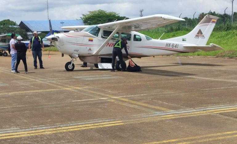 En el avión viajaban funcionarios del Registro Civil Nacional.

 – Primer plano