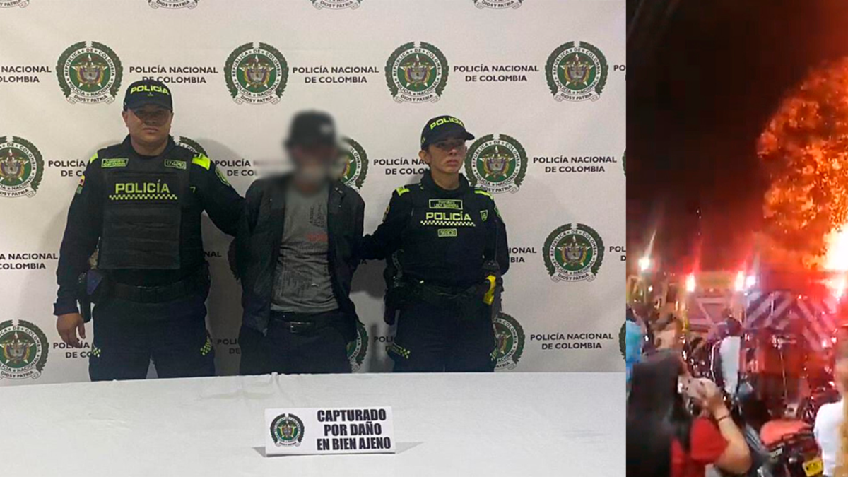 Capturan empresa recicladora acusada de iniciar incendio en Medellín que destruyó cuatro viviendas

 – Primer plano