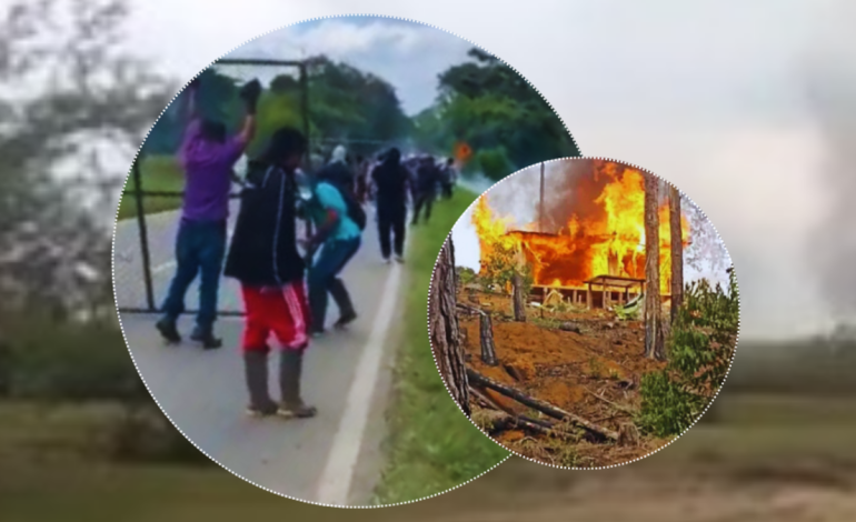 Desalojo de hacienda Japio inicia violento enfrentamiento entre indígenas y fuerzas públicas en el norte del Cauca

 – Primer plano