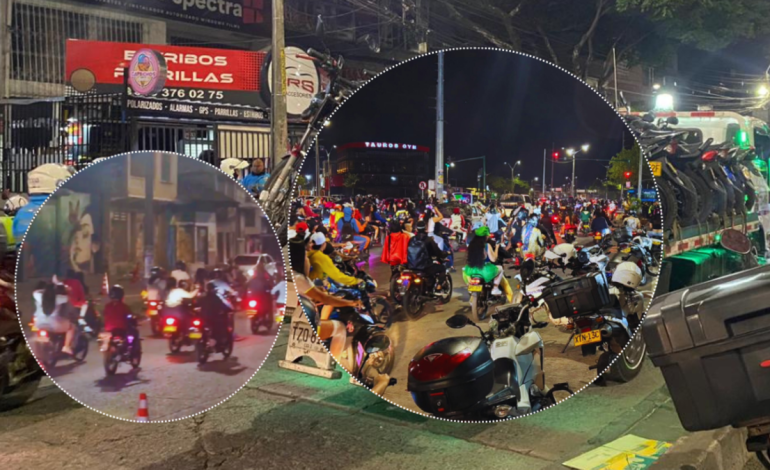 Dos caravanas recorrieron la ciudad, tres personas fueron capturadas y más de 300 motocicletas inmovilizadas.
– Primer plano