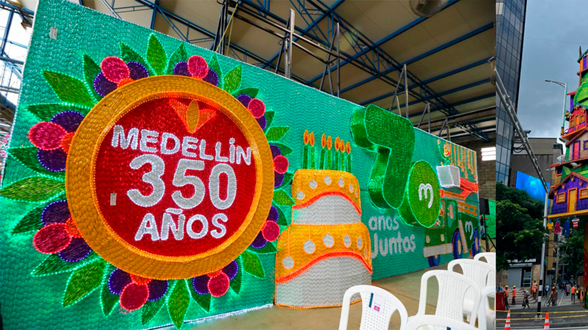 El Alumbrado Medellín 2025 conmemora 350 años de historia de la ciudad

 – Primer plano