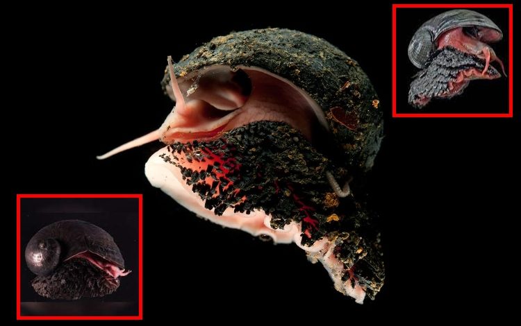 El caracol acorazado del abismo

 – Primer plano