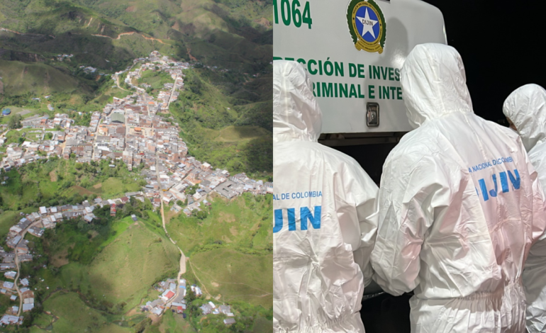 Un menor de 17 años que pudo haber sido víctima de reclutamiento forzado se encuentra entre los muertos por la detonación de un artefacto explosivo en Anorí

 – Primer plano