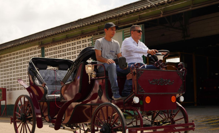 Estarán filmando antes de Navidad. ¡Dile adiós a la tracción animal!

 – Primer plano