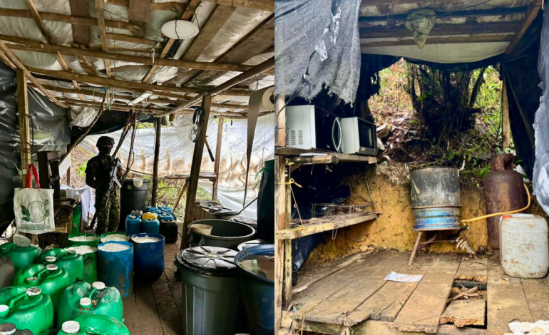 Producía una tonelada de cocaína al mes.

 – Primer plano