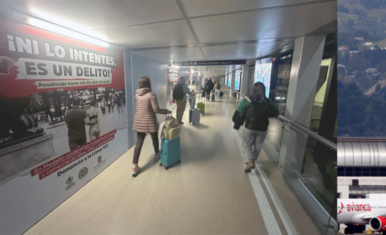 A 70 extranjeros no se les permitió el ingreso al aeropuerto de Rionegro por riesgo de explotación sexual

 – Primer plano