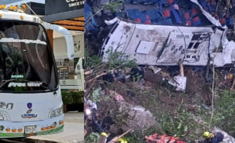 SuperTransportes reveló que recientemente otro autobús de la misma empresa que el vehículo que cayó al barranco de Remedios, Antioquia, estuvo involucrado en un accidente.

 – Primer plano