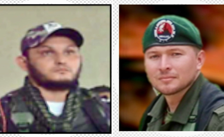 Estos serían dos peligrosos cabecillas del ELN acusados ​​de ordenar el ataque a la base militar de Aguachica que dejó seis muertos y 31 heridos

 – Primer plano