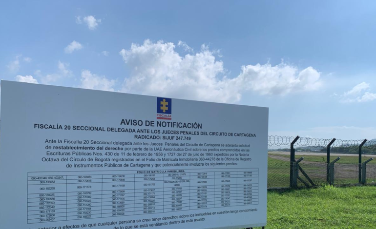 Fiscalía General de la Nación bloqueó más de 80 páginas de placas de propiedad en el norte de Cartagena

 – Primer plano