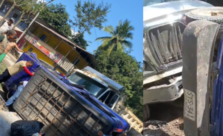 Esta es la primera hipótesis del accidente.

 – Primer plano