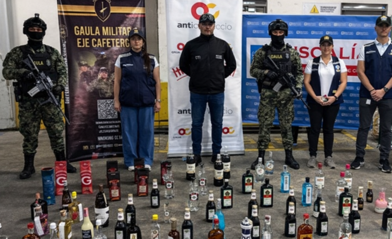 Confiscaron 84 botellas de alcohol de contrabando en reconocido centro comercial de Pereira

 – Primer plano
