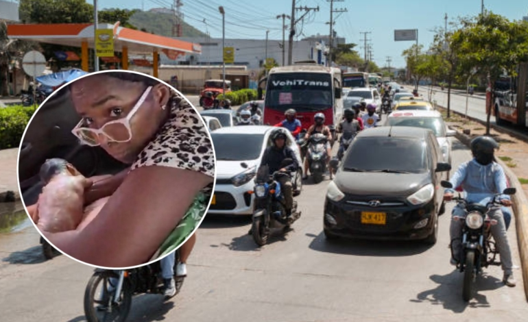 Mujer dio a luz a bebé en vehículo, solicitado en Cartagena: ‘Es un bebé fuerte, sano y feliz’

 – Primer plano